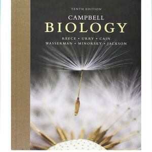 Campbell Biology Tenth Edition hardcover textbook